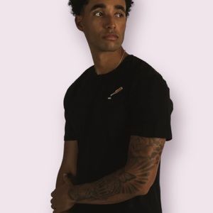 BEACH BROS BEER PLEASE-SURPRISE T-SHIRT in Black